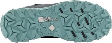 Дитячі трекінгові черевики Jack Wolfskin Vojo Tour Texapore Low - блакитний (33 EU)