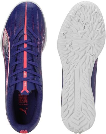 Кросівки футбольні PUMA Ultra 5 Play Tt - Unisex, 47 EU, Lapis Lazuli/Puma White/Sunset Glow