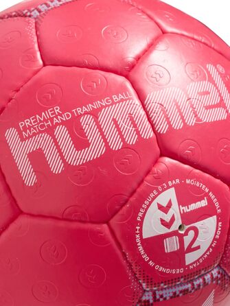 Гандбольний м'яч hummel Premier для дорослих, розмір 3, червоно-синьо-білий