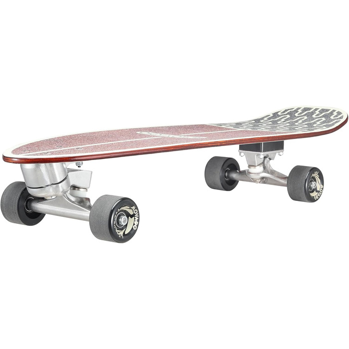 Лонгборд STAR SCOOTER Surf Skateboard Vintage Retro Cruiser, ABEC-11, повний комплект, універсальний, Tropical