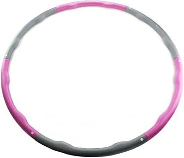 Обруч хулахуп для фітнесу Hula Fitness 6 частин, 1.2 кг, Ø100 см, масажер для талії