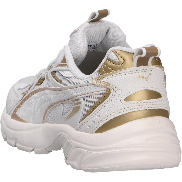 Кросівки PUMA Milenio Tech для жінок, 38 EU, Vapor Gray, Puma Gold, Warm White