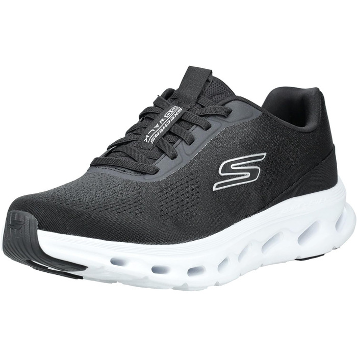 Чоловічі кросівки Skechers Go Walk Glide-Step 2.0 Vic - чорний текстиль з білим кантом (42 EU)