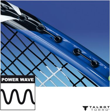 Бадмінтонна ракетка Talbot-Torro Isoforce 951, 100% карбон, довгий гриф, максимальна потужність, мультиконусна голівка, різні дизайни