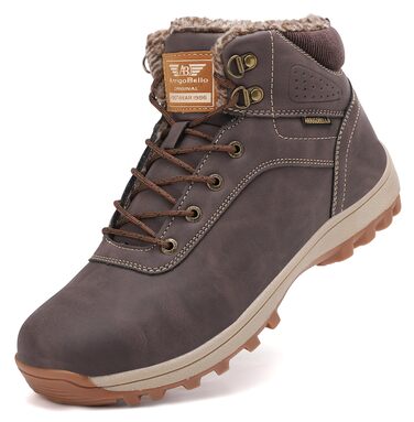 Зимові черевики Arrigo Bello: утеплені, непромокаючі, антиковзні, для жінок та чоловіків, розмір 36-46, колір коричневий
