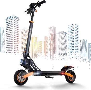 Електросамокат для дорослих G2 PRO, 48В 15А·год, електричний скутер з 9-дюймовими пневматичними колесами