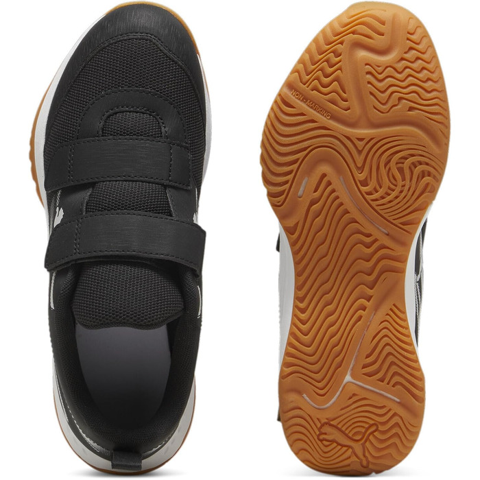 Дитячі кросівки Puma Varion II V Jr Indoor Court - чорний, сірий, гума | 32 EU