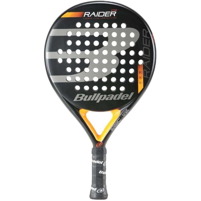Ракета для падел-тенісу Bull Padel Raider CTR 002, сіра, для дорослих