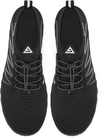 Водні черевики Raqua для плавання та відпочинку на пляжі (унісекс, чорний)