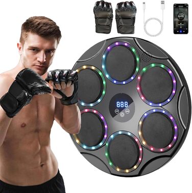 Музичний бокс для боксу TODO Music, смарт Bluetooth LED, 9 режимів швидкості, кольорове підсвічування