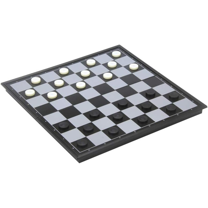 KOKOSUN 3-в-1 шахи, шашки, нарди – магнітна складна дошка 32×32 см, навчальна гра, подарунок для дітей і дорослих