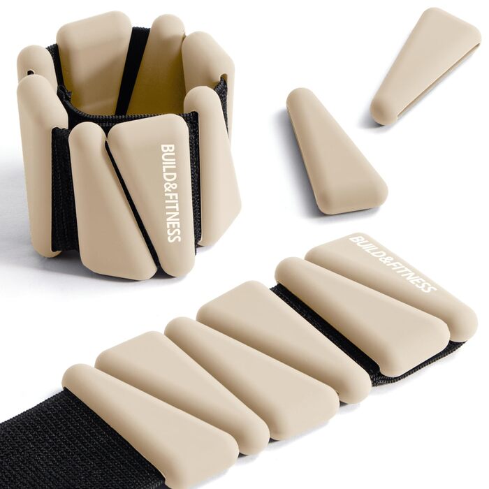 Набір вагів для зап'ястя та щиколоток (2 шт по 0,5 кг) - регульовані ремінці для фітнесу, бігу, йоги, пілатесу, аеробіки, силових тренувань