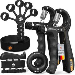Набір для тренування рук FUNFLEX: 5шт. (підсилювач сили, розтягувач пальців, тренажер зап'ястя)