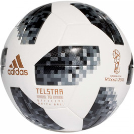 Офіційний футбольний м'яч adidas FIFA World Cup, розмір 5, білий/чорний/сріблястий