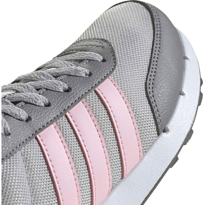 Кросівки для бігу Adidas Run 50s, 38 EU, сірий/рожевий/сірий, для жінок