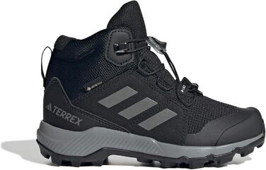 Дитячі трекінгові черевики Adidas Terrex Mid Gore-TEX, Core Black/Grey Three/Core Black, 32 EU