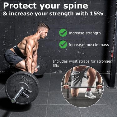 Преміум шкіряний пояс для важкої атлетики Vikingstrength з тяговими лямками, для чоловіків і жінок, для присідань, пауерліфтингу, кросфіту, станової тяги, розмір M-4XL, з додатком V-Strength