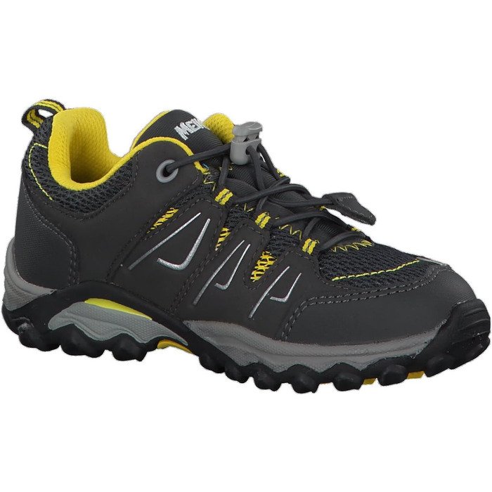 Дитячі трекінгові черевики Meindl Alon Junior GTX (32 EU, графітовий жовтий)