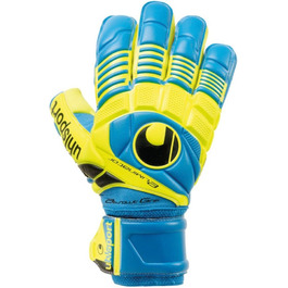Воротарські рукавички Uhlsport Eliminator Absolutgrip HN 10.5 для дорослих, блакитні/жовті/чорні