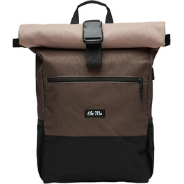 Рюкзак Ela Mo Rolltop, пісочний та оливковий, міський, водостійкий