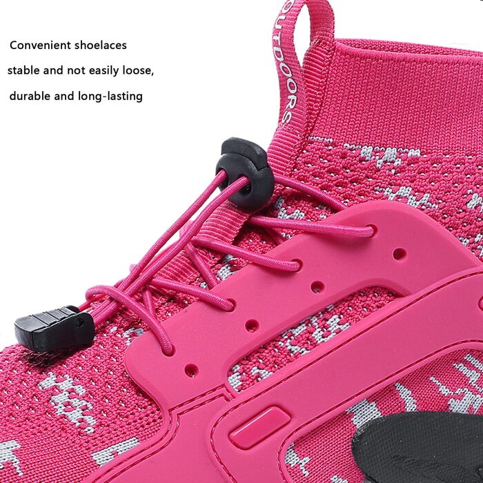 Черевики для хайкінгу VTASQ для чоловіків та жінок. Легкі, дихаючі трекінгові черевики для туризму, спорту та трейлраннінгу. Унісекс, розмір 39 EU, рожеві