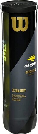 Тенісні м’ячі Wilson US Open 4 шт., жовті, стандартний розмір, для турнірів, Intersport
