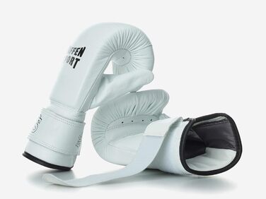 Боксерські рукавички Paffen Sport PRO для занять на мішку (груші) L-XL білі