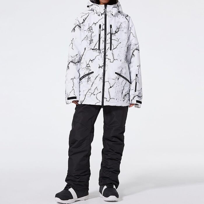 Сніговий костюм чоловічий HOUZONIY (XL, 009WT+Чорний) - комплект 2 шт.