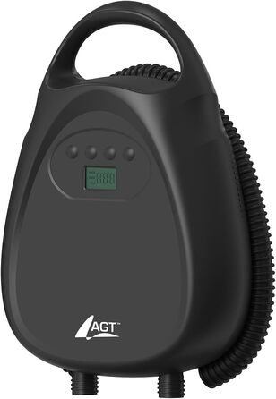 Електрична акумуляторна повітряна помпа для SUP-дошок AGT, 70 л/хв, 12 В, 1,38 бар/20 psi