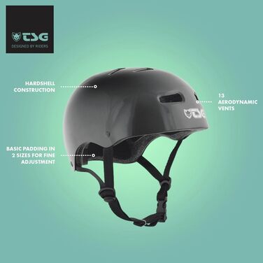 Шолом для скейтборду та BMX TSG L-XL, білий, інжекційний пластик