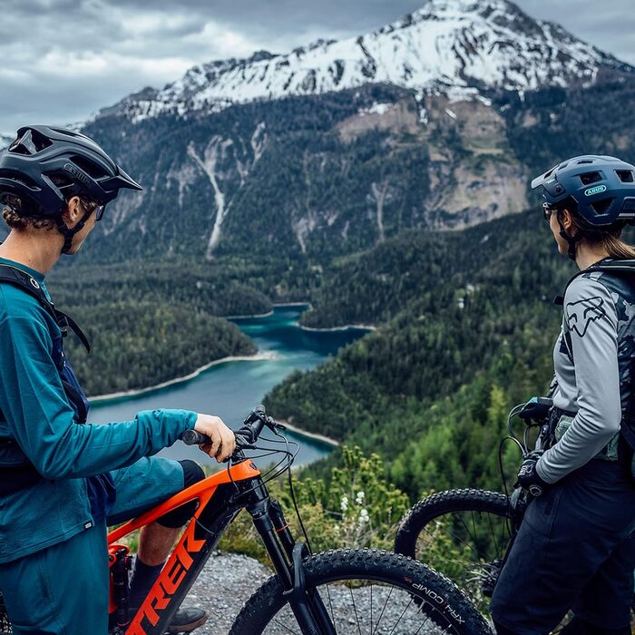 Велошолом ABUS Cliffhanger MIPS для MTB, захист MIPS, великі вентиляційні отвори, для чоловіків та жінок, розмір M (54-58 см), сірий/жовтий