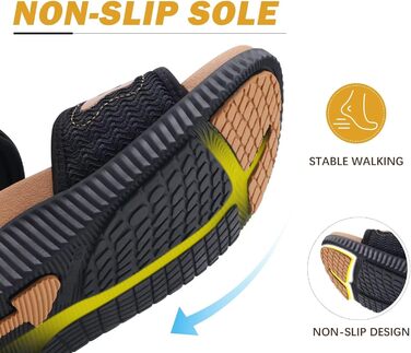 Зручні трекінгові сандалії KuaiLu для жінок: ортопедичні, для плоскостопія, піші прогулянки, літо, відкриті пальці, регульовані, чорний, коричневий