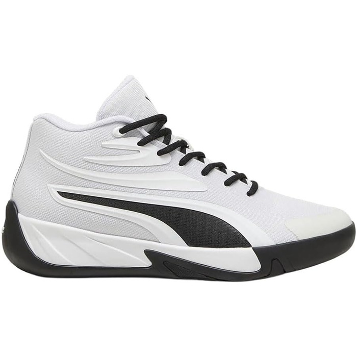 Кросівки PUMA Court Pro для чоловіків, баскетбольні, 45 EU, білий/чорний