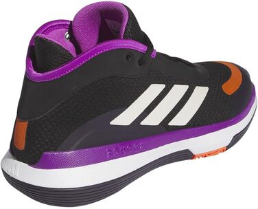 Кросівки Adidas Bounce Legends Low Unisex для баскетболу (44 2/3 EU, чорний/фіолетовий/чорний)