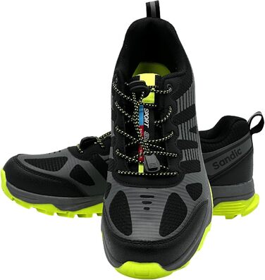 Чоловічі та жіночі трекінгові черевики для хайкінгу та бігу (46 EU, чорний, сірий, зелений)