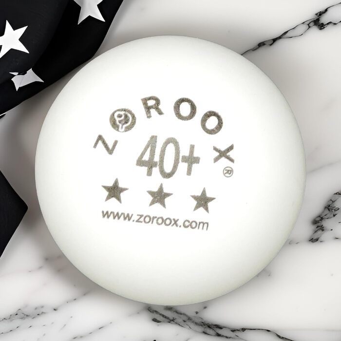 Набір тенісних м'ячів ZOROOX 72 шт. | 40+ | 3 зірки | ABS, для гри в приміщенні та на вулиці