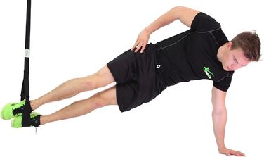 eaglefit Преміум слінг-тренажер Flex для дому та подорожей, з блоком, дверним та настінним/стельовим кріпленням, аксесуарами, універсальна фіксація, сірий