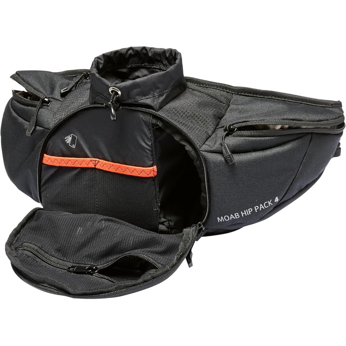 Поясна сумка VAUDE Moab Hip Pack 4 чорна, універсальний розмір
