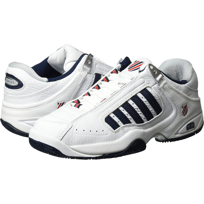 Тенісні кросівки K-Swiss Performance KS TFW DEFIER для чоловіків, 44.5 EU, білий/блакитний/червоний