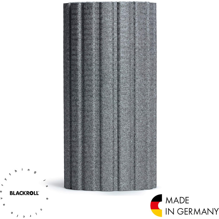 Масажний ролик Blackroll Groove PRO сірий, професійний