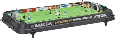 Настільний футбол STIGA World Champs, ретро, для 2 гравців, чорний/зелений