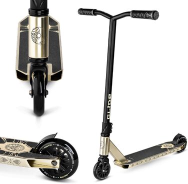 Трюковий самокат Glide Freestyle, алюмінієва дека 6061, колеса 100 мм, підшипники ABEC 9, вантажопідйомність 100 кг, вага 3,3 кг