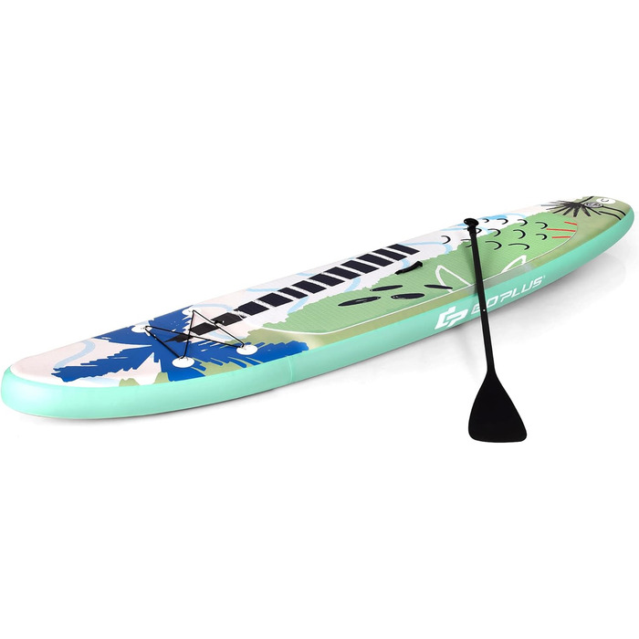 Надувна SUP-дошка DREAMADE 320x76x15 см з телескопічним веслом, комплект аксесуарів, до 120 кг, серфборд для плавання та серфінгу, візерунок 5