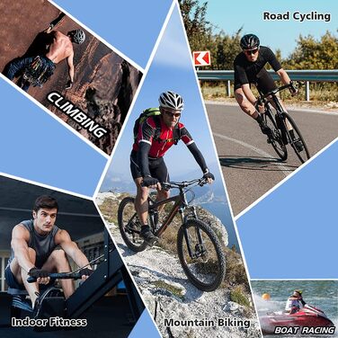 Спортивні рукавички для фітнесу eerKing: дихаючі рукавички для занять спортом, велотренувань, йоги та танців (рожеві, з гелевою підкладкою, розмір L)