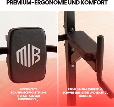 Турнік вільностоючий FELSENFEST Power Tower (до 220 кг) — регульований по висоті (165-235 см) тренажер для підтягувань, віджимань та преса для дому, калістеніка