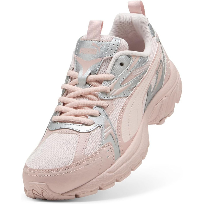 Кросівки PUMA Milenio Tech для дорослих, колір Mauve Mist (бузковий) з квітковим принтом, розмір 38 EU