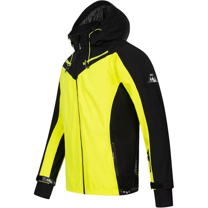 Чоловіча куртка Softshell Rock Creek Outdoor H-286, чорна, розмір 3XL