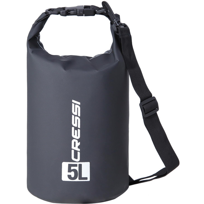 Водонепроникні сумки Cressi для дорослих (унісекс), чорні, 5 л, без застібки-блискавки