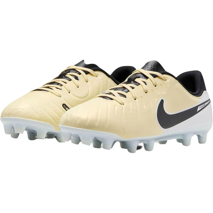 Дитячі футбольні бутси Nike Legend 10 Academy FG/MG (38 EU) - Lemonade Black Mtlc Gold Coin