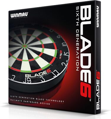 Професійна класична дротяна мішень WINMAU Blade 6 із сизалю для дартсу